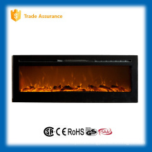 50" wall-mounted/recessed electric fireplace large room heater